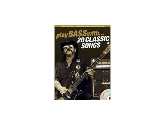 LIBRAIRIE - Play Bass with... 20 Classic Songs (2 CD inclus) - Wise Publications