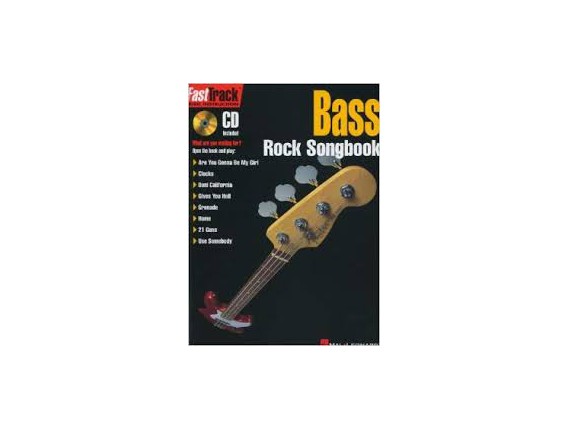 LIBRAIRIE - Fast Track Bass Rock Songbook (CD inclus) - Hal Leonard