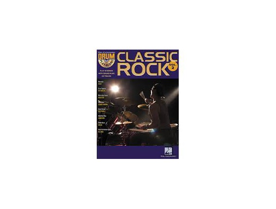 LIBRAIRIE - Drum Play Along Classic Rock Vol. 2 (CD inclus) - Hal Leonard