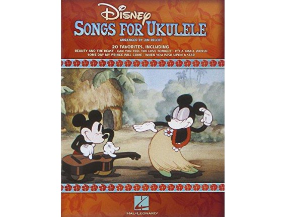 Disney Songs for Ukulele (Arranged by Jim Beloff) - Hal Leonard