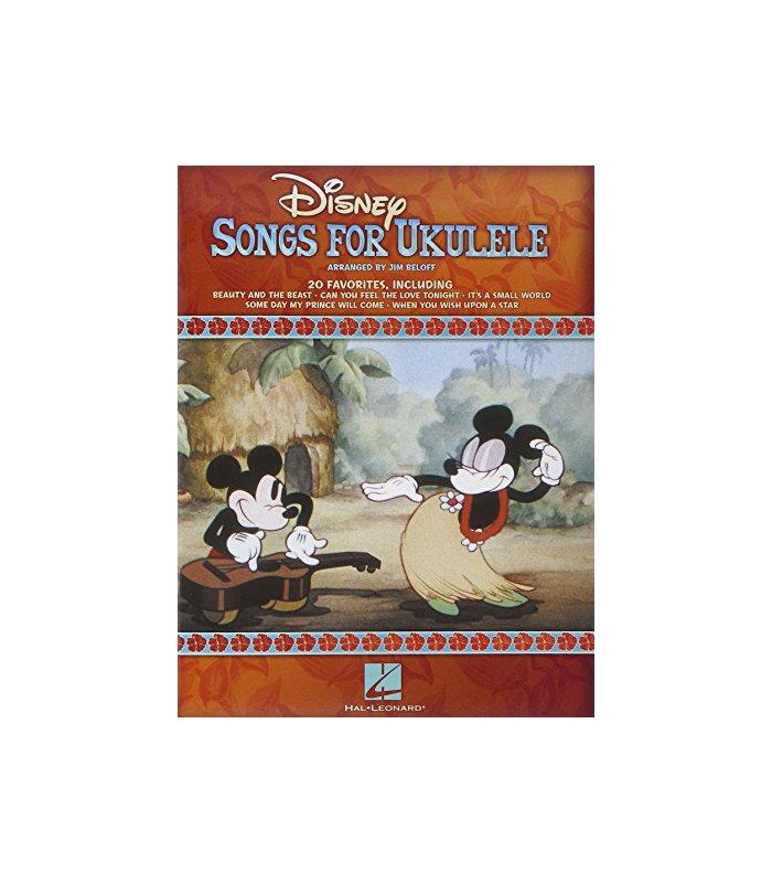Disney Songs for Ukulele (Arranged by Jim Beloff) Hal Leonard