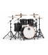 MAPEX AR504SBTB Armory - Kit Batterie 5 fûts, sans HW ni cymbale, Transpare black, Accastillage Noir