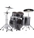 PEARL EXX725SBR/C21 - Export Drum Kit 5 pces avec Hardware et cymbales Sabian SBR - Smokey Chrome