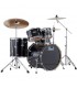 PEARL EXX725SBR/C31 - Export Drum Kit 5 pces avec Hardware et cymbales Sabian SBR - Jet Black