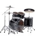 PEARL EXX725SBR/C31 - Export Drum Kit 5 pces avec Hardware et cymbales Sabian SBR - Jet Black