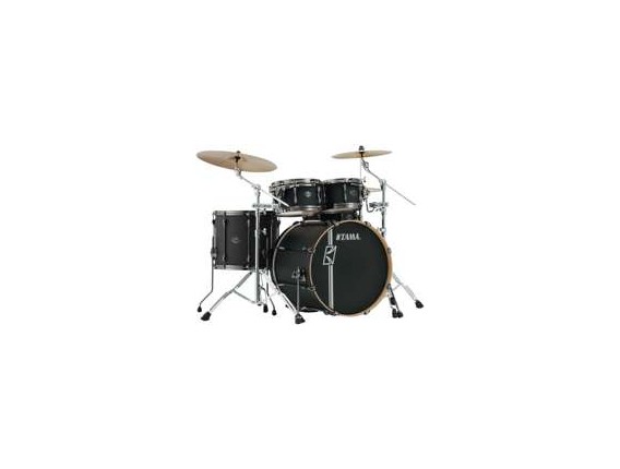 TAMA ML42HLZBNS-FBK - Superstar Hyperdrive Maple, Kit 4PC sans HW ni cymbales, Flat Black