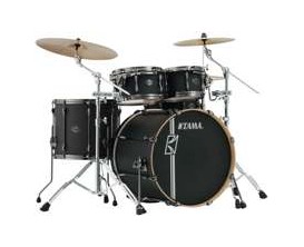 TAMA ML42HLZBNS-FBK - Superstar Hyperdrive Maple, Kit 4PC sans HW ni cymbales, Flat Black