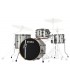 TAMA ML40HZBN2-SSV - Superstar Hyperdrive Duo Snare, Set 4 fûts (Tom/caisse claire) sans HW ni cymbale, Satin Silver (Edition Li