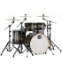 MAPEX Armory MXAR529SBTK - Kit Batterie 5 fûts, sans HW ni cymbale, Black Dawn Hardware Noir