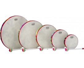 REMO KD-0500-01 Ensemble de 5 tambours à main pour enfants 6"/8"/10"/12"/14"