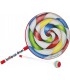 REMO ET-7110-00 Tambour Lollipop 10" avec mailloche (tête en tissu) pour enfants