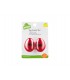 NINO 540R-2 Paire de shakers enfant - Rouge