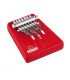 NINO 964R - Kalima Bois 7 barres, rouge