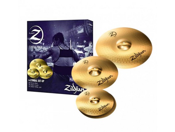 ZILDJIAN Planet Z4 Pack - Pack cymbales composé de HH 14", Crash 16" et Ride 20"