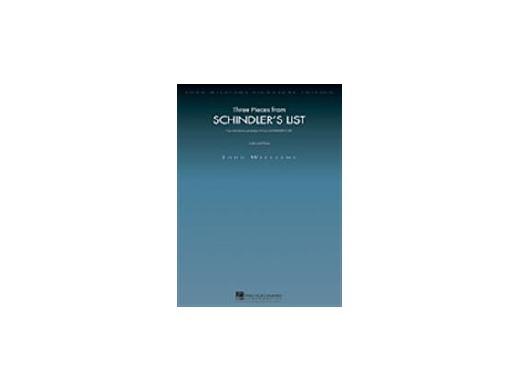 Three Pieces from Schindler's List (Violin and Piano) - John Williams - Hal Leonard
