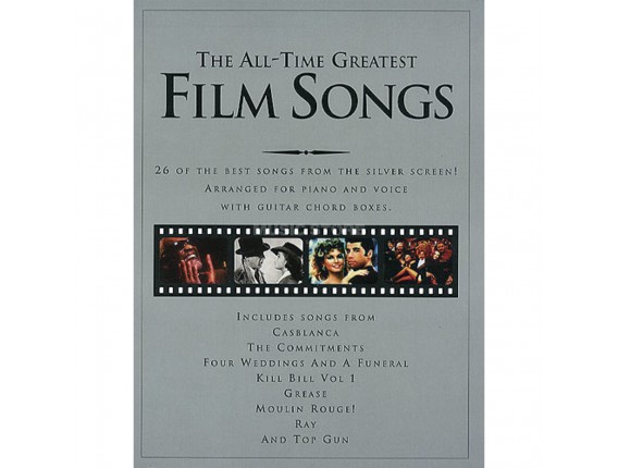 The All-Time Greatest Film Songs (Piano, Voice & Guitar) - Wise Publications
