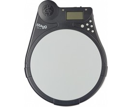 STAGG EBT-10 - Tampon d'exercice électronique, Beat Tutor - Pad 7,5" (19cm) en silicone