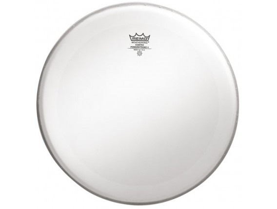 REMO P4-0114-BP - Peau Powerstroke 4 sablée 14" avec double pli pour Tom/ Caisse claire / Floortom