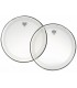 REMO P4-0316-BP - Peau Powerstroke 4 transparente 16" avec double pli pour Tom sur pieds