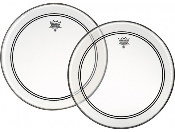 REMO P3-0316-BP - Peau Powerstroke 3 Ambassador transparente 16" Floortom
