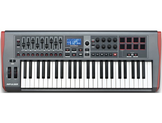 NOVATION Impulse 49 - Clavier maître 49 notes avec touches semi lestées