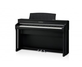 KAWAI CA78 SB - Piano numérique, série CA, Touches bois, Ecran LCD tactile, Noir Satin