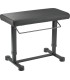 K&M TKM 14080 - Banquette Piano, réglages par ressorts - Simili cuir noir