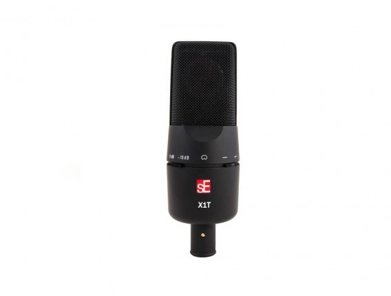 SE ELECTRONICS X1T - Microphone de studio à condensateur à lampe, Cellule hautes performances faite main (alim externe)
