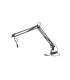 K&M 23850 - Support micro articulé de table, noir