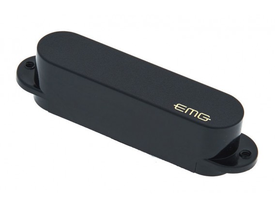 EMG SA - Micro simple actif pour strat, aimants Alnico, noir