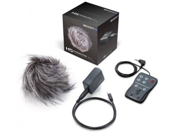 ZOOM APH-5 - Kit accessoires pour Zoom H5 (alim + Filtre vent + télécommande)