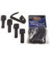 STAGG VCS-225 5 Bandes Velcro attaches câbles - Noir