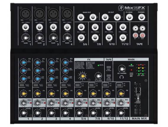 MACKIE MIX12FX - Table de mixage 12 voies + effets