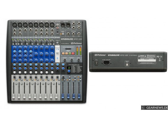PRESONUS Studiolive AR-12 USB - Mixeur 14 canaux avec interface audio 14x4 USB
