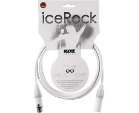 KLOTZ IRFM1000 IceRock Câble Micro 10 m XLR/XLR Blanc