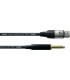 CORDIAL CPM2.5FP - Câble XLR femelle/Jack mâle mono - 2.5m