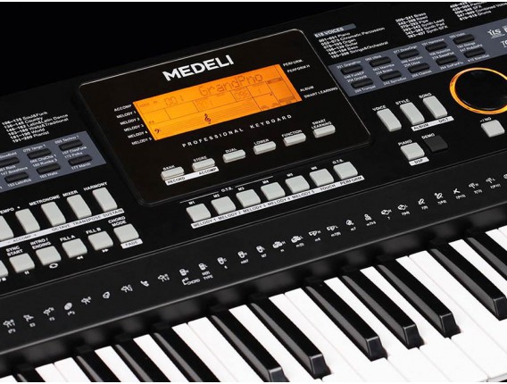 MEDELI M331 - Clavier arrangeur 61 touches, 633 sons, 150 morceaux d'accompagnement