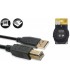 STAGG NCC3UAUB - Câble USB 2.0, Série N - USB A mâle / USB B mâle - 3m