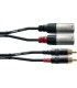 CORDIAL CFU3MC - Câble 2XLR Males /2X RCA 3m