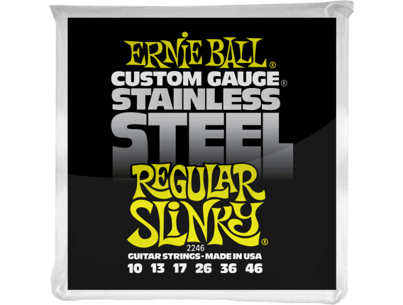 ERNIE BALL 2246 Stainless Steel Regular Slinky 10/46 *
