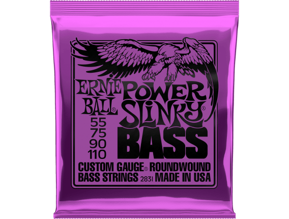 ERNIE BALL 2831- Jeu de cordes basses 4c Power Slinky Bass 55/110
