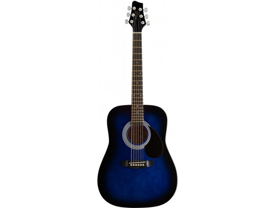 STAGG SW201 3/4 BLS - Guitare acoustique dreadnought, modèle 3/4, Bleu