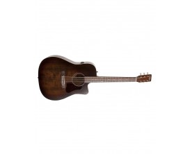 ART&LUTHERIE Americana QIT CW Bourbon Burst - Guitare Dreadnought électro-acoustique QIT, Cutaway, Finition Bourbon Burst