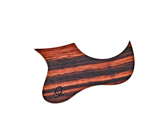 ORTEGA OWPSC-EB - Pickguard Striped Ebony pour ukulélé Soprano et Concert