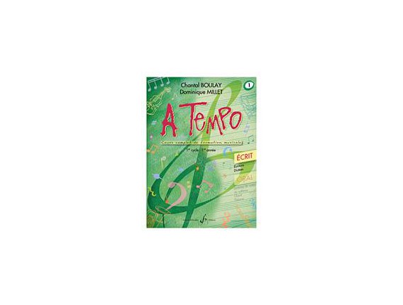 Methode Chant A Tempo Volume 1, Partie écrite - Ch. Boulay - Ed. Billaudot