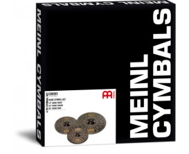 MEINL CCD141620 Classics Custom Dark Set - Set de cymbales HH 14" Crash 16", Ride 20", Bronze B10, Dark Finish