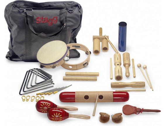 STAGG CPJ-05 - Kit percussion pour enfants, avec sac