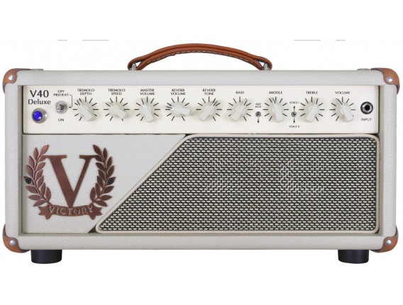 VICTORY AMP V40H Deluxe - Tête 40 Watts tout lampes "The Duchesse Deluxe", Made in UK