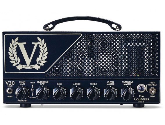 VICTORY AMP V30 MkII Head - Tête compacte 30 Watts tout lampes "The Countess", Made in UK