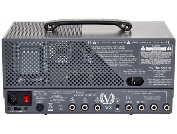 VICTORY AMP VX Head - Tête 50 Watts tout lampes "The Kraken", Made in UK